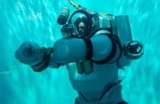 Michelin Man-style suit can take humans to 1,000 feet under the sea