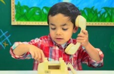 These kids don't know what to make of old-school telephones