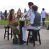 Cringey prank surprises passing pedestrians with an instant hot date