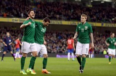 Here's the Shane Long goal that opened the scoring for Ireland tonight