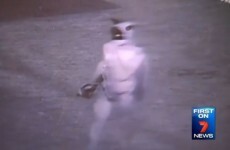 Burglar caught on CCTV robbing a charity shop in a G-string