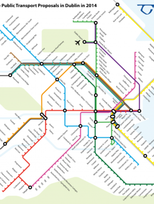 London Tube-style map shows how Dublin public transport will link up