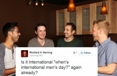 Brilliant Tweeter responds to every lad asking about International Men's Day