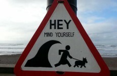 This Waterford warning sign is wonderfully Irish