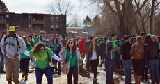 Riot squad arrest 73 at pre-St Patrick's Day 'Blarney Blowout' at US college
