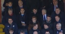 Snapshot: Roy Keane and John Giles sat next to each other at Inchicore last weekend