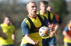 SNAPSHOT: Keith Earls is back in training with Munster