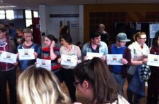 Gardaí called as students protest at NUIG over same-sex marriage referendum
