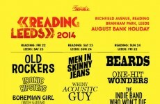 Clever Reading and Leeds Festivals poster gets musical line-up just right