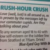 Commuter pens least charming lonely hearts ad of all time
