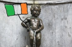 The Manneken Pis statue is getting some Irish clothes for Patrick's Day