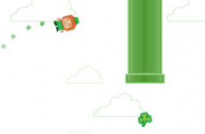 Someone has made a St Patrick's Day version of Flappy Bird