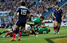 The Sexton and Trimble tries that have given Ireland hope in France