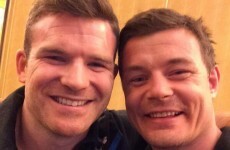 Gordon D'Arcy's beardless face is revealed