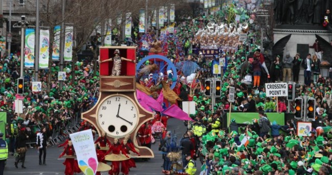 In pics: Tens of thousands turn out for Dublin's St Patrick's parade