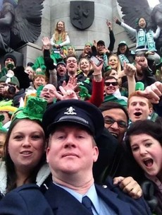 And the award for the Best Oscars-inspired Patrick's Day Selfie goes to ...