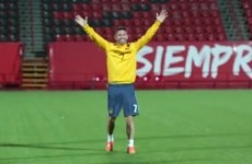 VIDEO: Robbie Keane's classy trick shot into a shopping trolley