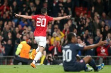 Van Persie seals hattrick with a free that leaves the keeper rooted to the spot