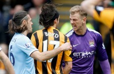 George Boyd denied spitting at Joe Hart - but the FA has banned him anyway