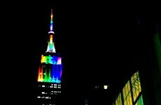 Did the Empire State Building wear a rainbow flag after Fred Phelps' death?