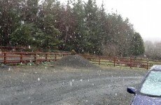 So much for the ‘first day of spring’ — it’s been snowing today (and more on the way)