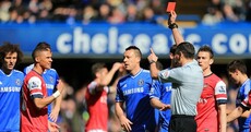 Drama at Stamford Bridge as referee sends off wrong player