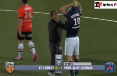 Pitch invader falls over during Zlatan hero worship, still gets The Great One's jersey