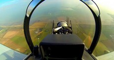 Can you see what this Air Corps pilot has just done?