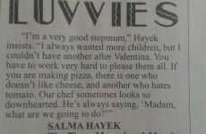 Salma Hayek has the biggest First World Problem of all time