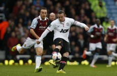 Shades of Beckham as Wayne Rooney lobs West Ham keeper from the halfway line