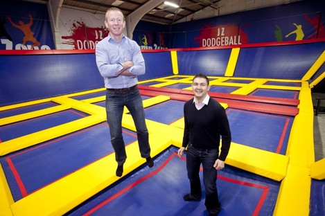 Jump Zone co founders Daniel Begly (L) and Paul Quinn