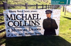 Seven life-sized roadside posters of Michael Collins stolen in Kilkenny