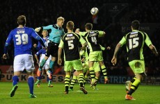 Leicester goalkeeper Kasper Schmeichel emulates father, Peter, with last minute goal