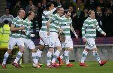 Stokes leads the way as five-goal Celtic win 45th Scottish title