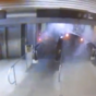 Terrifying video of the Chicago train derailing and climbing up escalator