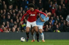 Zabaleta 'bounced' into my elbow, says Fellaini