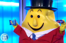 Mr Tayto's stumbling Australian television debut is magnificent