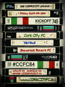 Brilliant poster sets the scene for Cork City's top-of-the-table clash with Shamrock Rovers