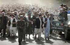 Afghan rally against NATO raid turns violent - 11 dead