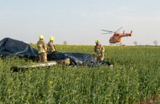 Two people die after plane crashes and bursts into flames in Essex field