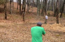 Badass tree fights back at man using it for target practice