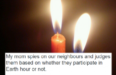 7 unfortunate people whose mammies heard about Earth Hour