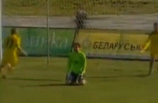 Calamitous Latvian goalkeeper has an opening day of the season to forget