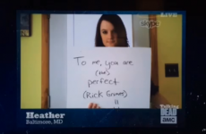 Walking Dead fan adorably recreates Andrew Lincoln's Love Actually moment