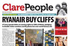Clare People front page splash causes panic about the Cliffs of Moher