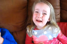 Three-year-old finds out she's going to be four... and is totally devastated