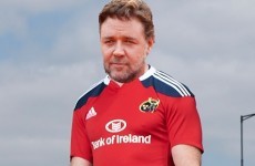 Russell Crowe reveals he's a Munster rugby fan