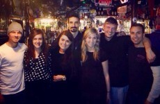 The Backstreet Boys had a few cheeky pints in Dublin before their gig last night