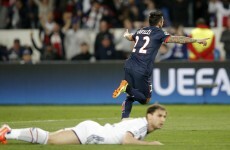 John Terry gets the assist as Lavezzi thumps home PSG's opening goal