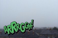 The country was covered with a thick blanket of creepy, creepy fog this morning